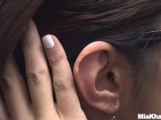 MIA KHALIFA - Busty Babe Mia Khalifa Gets Horny With The Idea Of Masturbating In A Public Library 4/16