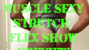 Black Muscle Butt Sexy Flex Preview