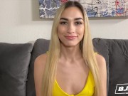 Behind the scenes interview with a hot blonde spinner Delilah Day 2/16