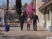 Their Big Dicks Decided To Use My Face As A Jizz Target! 1/16