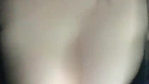 Teasing with big natural bouncing tits