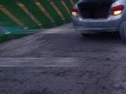 We fucked in the car like crazy and as a thank you for fixing his car 😋 1/16