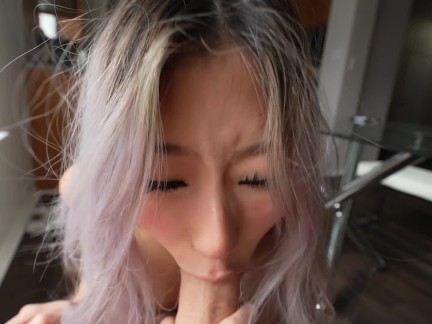 Sexy Asian Roommate Knows How to Ride!