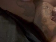 big ass ebony step mom asked her big dick step son to get her pregnant 14/16