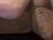 big ass ebony step mom asked her big dick step son to get her pregnant 9/16