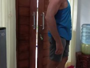 Angry sugar daddy saving cute babe from thief who broke in the house but loosing control... 5/16