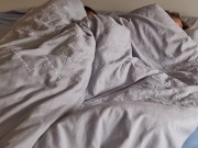 Wife's wet pussy was ready for hard dick to wake her up in the morning - fingering, moaning, cumshot 2/16