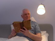 Hot sex with busty young tart and 2 old men 1/16