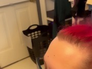 BBW stepmom MILF sucks dick side POV 11/16