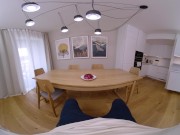 Steamy Welcome For The Tattooed Brunette 1/16