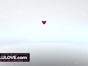 Big tits babe fresh off breast augmentation behind the scenes updates & milestone celebration cleavage peek - Lelu Love 4/16