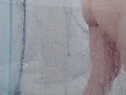 hottie likes to play in the bath and shows off her sexy ass 13/16