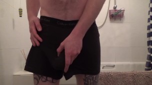 Stroking My Hard Cock And Cumming Everywhere