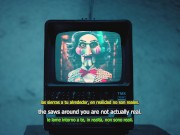 Multiple HUGE CUMSHOT in her mouth! | SAW PORN PARODY 5/16