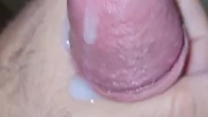 Close up cum shot