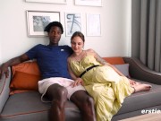 Ersties - Hot German Babe Takes On Two Men in Her Fantasy 4/16