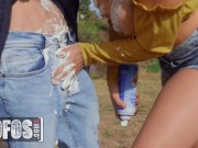 MOFOS - Busty Babe Shaynna Lover Puts Whipped Cream On Jordi El Nino Polla's Dick Before Sucking It 3/16