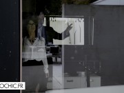 Anal pleasures with a super sexy babe in french stockings 2/16