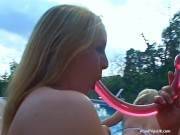 Outdoor five way lesbian orgy 8/16