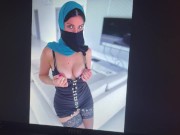 Muslim model sucks cock of her Fan 1/16