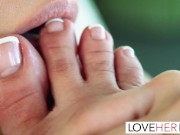 JOI Foot Tease with Aubree Valentine 6/16