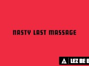 Hot Masseuse Uses Strap-On On Coworker 3/16