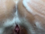 Creamy Pussy Step Mom SlimthickVic Fucking your BIG white Cock in the shower