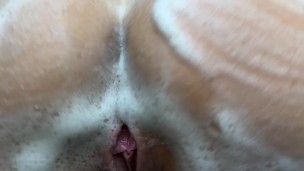 Creamy Pussy Step Mom SlimthickVic Fucking your BIG white Cock in the shower