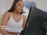 SENSEX Vanna Bardot begs for her trainers HUGE cock! 4/16