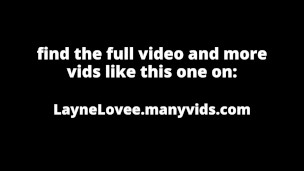 Panty Soaking Sissygasm - Ballbusting and Vibrator Teasing FULL VID ON LAYNELOVEE MANYVIDS