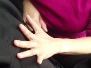 年の差カップル　車中でたまらずフェラごっくん 2/16