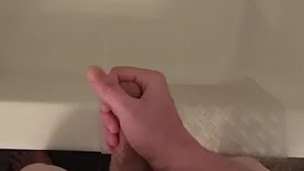 cum in the air bnb bath tub