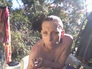 showering in neighbors yard 9/16