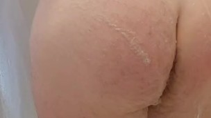 I can't keep my hands off of myself while taking a shower