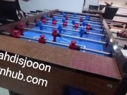 زن با.بام بهم فوتبال دستی شرطی سر کوس باخت منم بدجوری کردمش ( پر از مکالمه فارسی سکسی) ایرانی 1/16