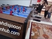 زن با.بام بهم فوتبال دستی شرطی سر کوس باخت منم بدجوری کردمش ( پر از مکالمه فارسی سکسی) ایرانی 10/16