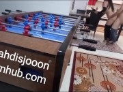 زن با.بام بهم فوتبال دستی شرطی سر کوس باخت منم بدجوری کردمش ( پر از مکالمه فارسی سکسی) ایرانی 11/16