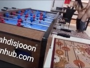 زن با.بام بهم فوتبال دستی شرطی سر کوس باخت منم بدجوری کردمش ( پر از مکالمه فارسی سکسی) ایرانی 12/16