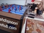 زن با.بام بهم فوتبال دستی شرطی سر کوس باخت منم بدجوری کردمش ( پر از مکالمه فارسی سکسی) ایرانی 14/16