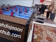 زن با.بام بهم فوتبال دستی شرطی سر کوس باخت منم بدجوری کردمش ( پر از مکالمه فارسی سکسی) ایرانی 15/16