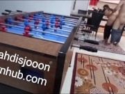 زن با.بام بهم فوتبال دستی شرطی سر کوس باخت منم بدجوری کردمش ( پر از مکالمه فارسی سکسی) ایرانی 16/16