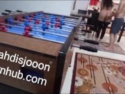 زن با.بام بهم فوتبال دستی شرطی سر کوس باخت منم بدجوری کردمش ( پر از مکالمه فارسی سکسی) ایرانی 4/16