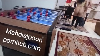زن با.بام بهم فوتبال دستی شرطی سر کوس باخت منم بدجوری کردمش ( پر ...