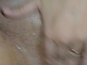 DOUBLE PENETRATION ENDS WITH SQUIRT AND COVERED IN CUM