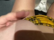 CHUBBY SCHOOLGIRL HERSELF WHILE MASTURBATING IN PUBLIC TOILET 12/16