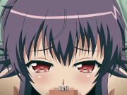 Girl with Beautiful Long Hair and Big Tits Loves to Suck Cock 2/16