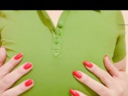 Getting my shirt all wet in the bath and showing big boobs! 1/16