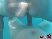 Athletic MILF Having Sex On Outdoor Pool 6/16