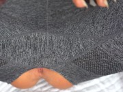 Intense Edging, Dripping Wet In Ripped Yoga Pants 7/16