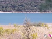 Sofia Santana accepts the challenge! She'll have to bang a random guy at the lake 7/16